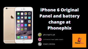 iPhone 6 Original Panel and battery change at Phonephix